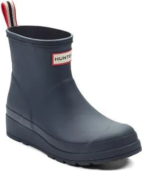 Hunter Original Play Waterproof Short Rain Boot in Catham Navy/Signature at Nordstrom Rack, Size 11