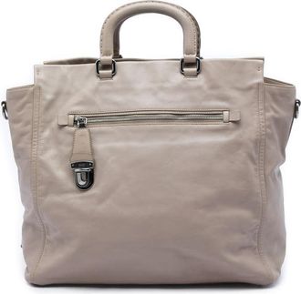 Prada Pre-owned Prada Calfskin Front Pocket Satchel Ladies J8Q2VM5SF1AG005K