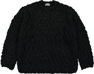 Yohji Yamamoto Maglione girocollo - Nero