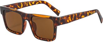 Generic Small Frame Square Men Sunglasses Vacation Women Commuter Outdoor Sun Glasses(Multi-colored)