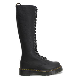 Dr. Martens 1B60 Bex Pisa Leather Womens Knee High Boots - Black - Size:UK 8