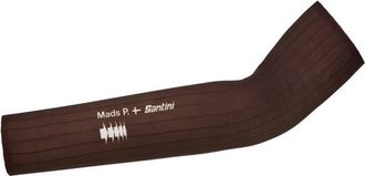 Santini Mads Pedersen Momentum Series Aero Arm Warmers Armlinge - Unisex | braun