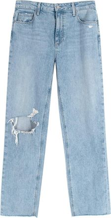 Paige Light Wash Noella Mid-rise Destructed Jeans Size 27/69