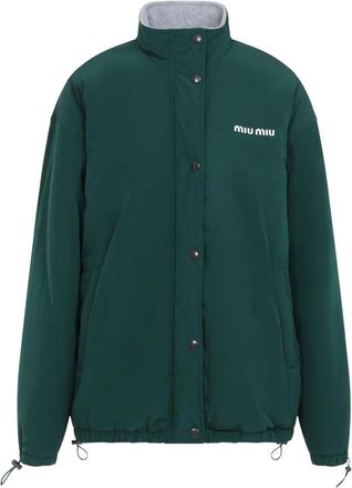 Miu Miu Pong&eacute;-and-fleece Jacket