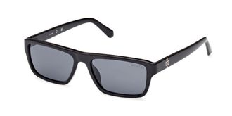 Guess GU00085 Polarized 01D Mens Sunglasses Black Size 55