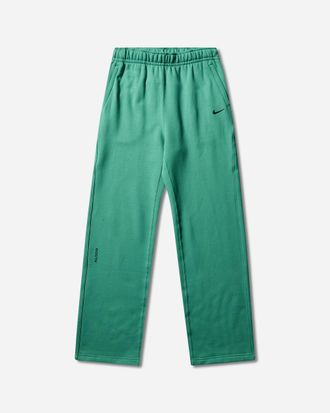Nike Men s NOCTA Open Hem Fleece Pants Neptune Green