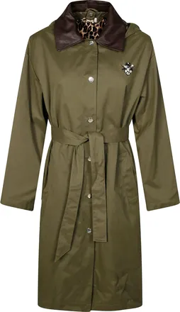 Liu Jo Trench Interno Staccabile Animalier Militare