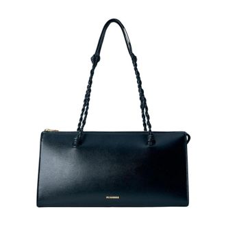 Jil Sander Handbags, female, Black, Size: ONE SIZE Tangle Tent Shoulder Bag