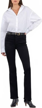 Kut from the Kloth Natalie High Rise Bootcut Jeans In Black