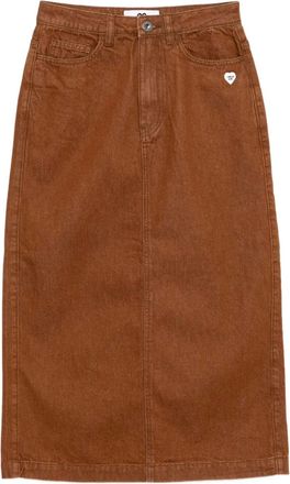 Chocoolate Gonna in denim - Marrone