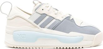 Yohji Yamamoto Rivalry panelled sneakers - men - Neoprene/Calf Leather/Fabric/Rubber/Calf Leather/Calf Suede - 11.5 - Neutrals