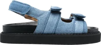 Isabel Marant Madee denim slingback sandals - women - Cotton - 37 - Blue