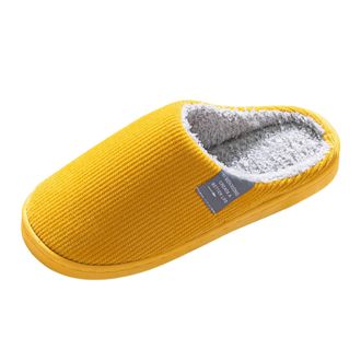 Generic women Men Plush Soft Slippers Winter Warm Slip On House Shoes Anti Skid Indoor Outdoor House Slippers Closed Toe Women Memory Foam Bedroom Shoes Winte