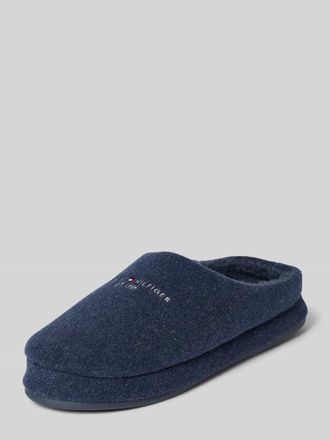 Tommy Hilfiger Hausschuhe aus Filz in Marine, Gr&ouml;&szlig;e 41/42