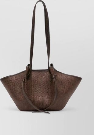 Yuzefi suede mochi tote bag long handles