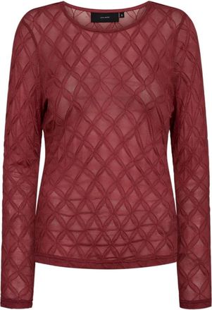 Copenhagen Muse Dames, Tops, Rood, Maat: XS
