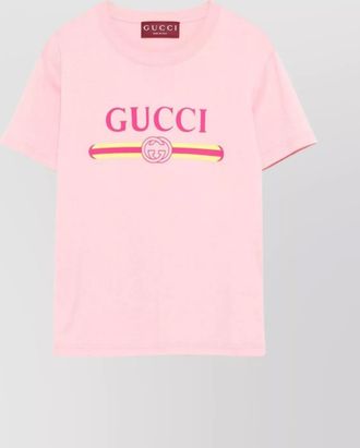 Gucci cotton crew neck t-shirt