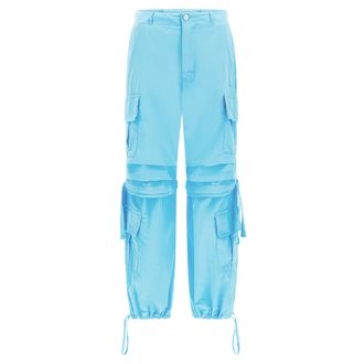 Freddy Pantaloni cargo con doppie tasche e coulisse intermedia