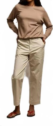 perfectwhitetee Alexi Crewneck Sweatshirt In Mocha