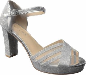 Generic Womens Ankle Strap Platform Block Heel Shoes (Silver, uk_footwear_size_system, adult, women, numeric, medium, numeric_7)