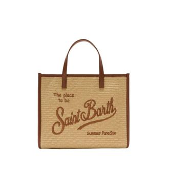 MC2 Saint Barth Tote Bags, female, Beige, Size: ONE SIZE Vivian Medium Tote Bag