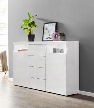 Borchardt Möbel Highboard »Kapstadt« Breite 139 cm