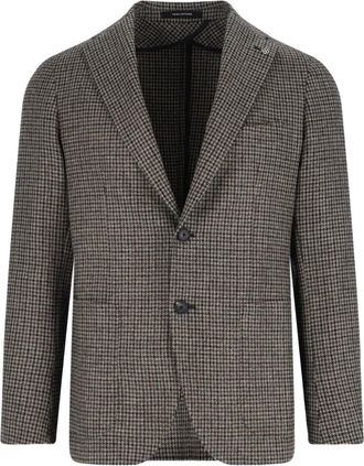 Tagliatore Blazer monopetto in pied-de-poule - Marrone