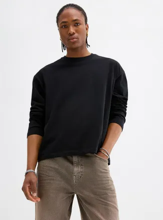 Djab Mens Long-sleeve crew-neck T-shirt DJAB 101 Oversized fit