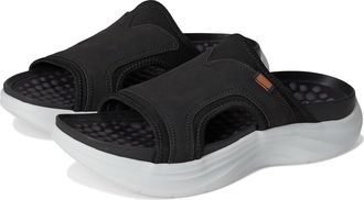Dr. Scholls Feel Energy Mens Sandals Black Fabric : 12 M, Suede/Textile