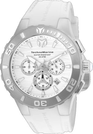Technomarine Cruise Medusa Chronograph Quartz White Dial Mens Watch TM-115072