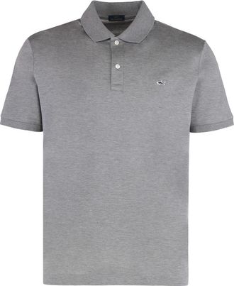 Paul & Shark Klassieke Katoenen Poloshirt - Heren - Polos - Grijs - S - Katoen - Tops