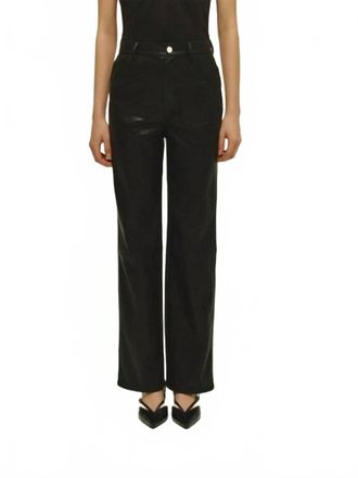 Elodie Ditto Vegan Leather Pants In Black