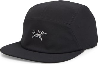 Arc'teryx Gamma Embroidered Water Repellent Adjustable Cap in Black/Arctic Silk at Nordstrom, Size Large