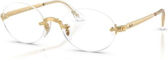 Ray-Ban Rb3929V Oval Frame - unisex - Ray-Ban - Glasses - Yellow - 52 MM - Accessories