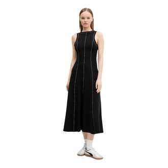 Desigual Dames, Jurken, Zwart, Maat: S Katoen