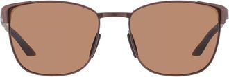 Nike Brown Square Mens Sunglasses NIKE METAL FUSION FV2377 215 55