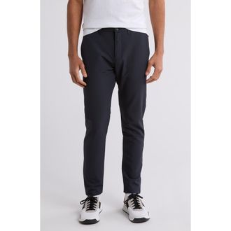 BOSS T Motioner Straight Leg Pants in Dark Blue at Nordstrom, Size 38
