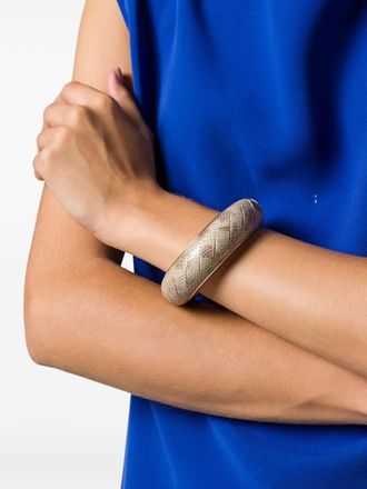 Bottega Veneta 2017 intrecciato weave bangle - Neutrals