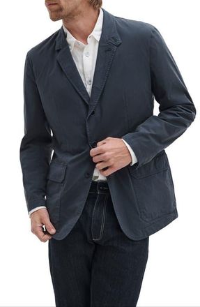 Rag & Bone Vincent Paper Cotton Blend Blazer in Navy at Nordstrom, Size 38Regular