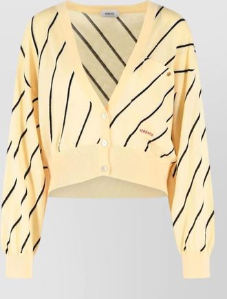Versace wool cardigan