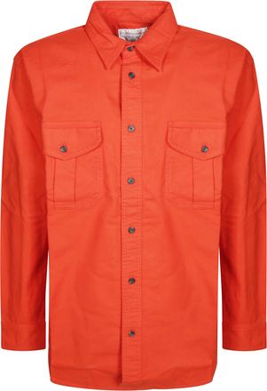 Filson Orange Alaskan Guide Cotton Shirt