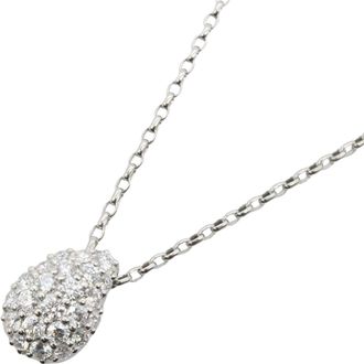 Tasaki Pt900 Pt850 Diamond Necklace