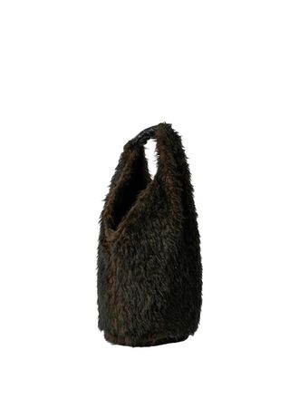 Our Legacy Drip shoulder bag - unisex - Acrylic/Polyamide/Mohair - One Size - Brown