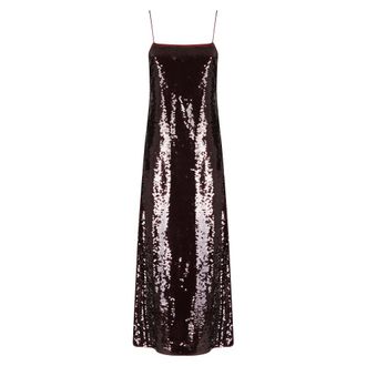 Alberta Ferretti Abito con paillettes - - Dresses - Donna - Rosso - M