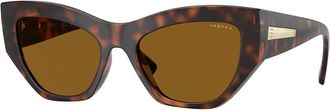 Vogue Eyewear VO5607S Polarized 271883 Womens Sunglasses Tortoiseshell Size 53