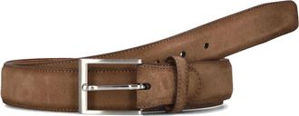 Magnanni Bruine Su&egrave;de Riem - Heren - Riemen - Bruin - 115 CM - Su&egrave;de - Accessoires