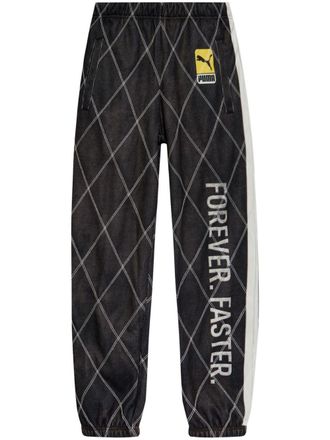 Puma x A$ap Rocky quilted track pants - unisex - Polyester/Cotton - S - Black