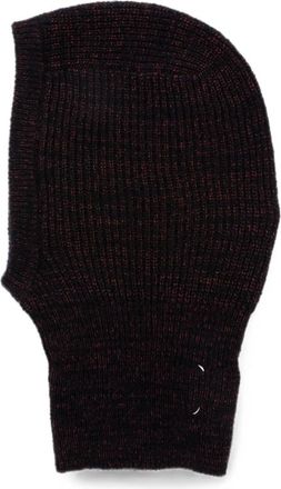 Maison Margiela Ribbed Four Stitches Balaclava