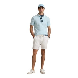 Ralph Lauren Polo Shirts, male, Blue, Size: L Polo Custom Slim Fit