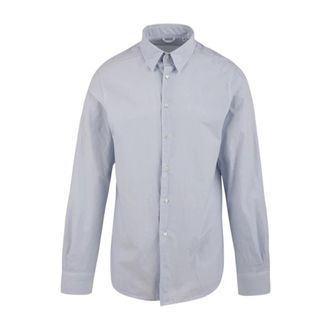 Aspesi Ce 29 E03085122 Shirt - Heren - Casual Overhemden - Blauw - 4XL - Katoen - Overhemden